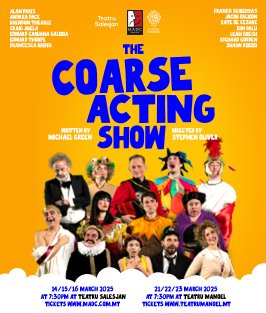 The Coarse Acting Show malta, Productions malta, Upcoming Productions malta, drama malta, theatre malta, panto malta, malta amateur dramatics club malta